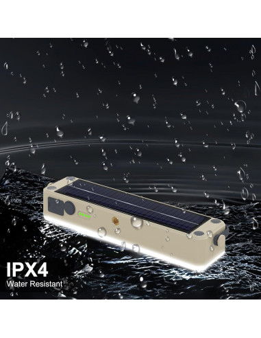 Barra de Luz Solar AODOO 4000mAh 2000 Lúmenes 4 Modos