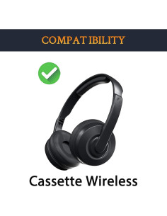 Almohadillas de Gel Refrigerante SOULWIT para Auriculares Skullcandy Cassette - Negro 2