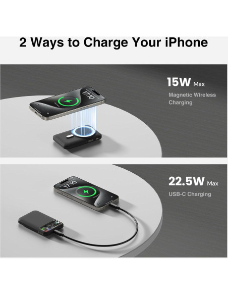 Banco de Poder Magnético KICUEI 11000mAh con Refrigeración Activa Banco de Poder Magnético KICUEI 11000mAh con Refrigeración Activa