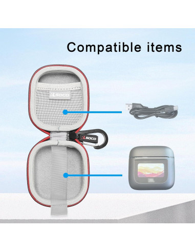 Funda Dura RLSOCO para Auriculares JBL Tour Pro 3/2 - Negro