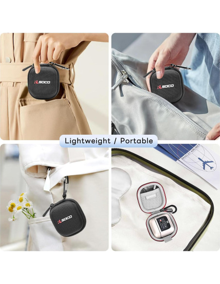 Funda Dura RLSOCO para Auriculares JBL Tour Pro 3/2 - Negro