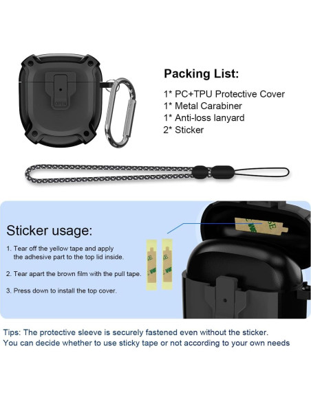 Funda Protectora AIBEAMER para Bose QuietComfort II/Ultra - Negro