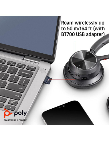 Auriculares Inalámbricos Poly Voyager 4320 UC Bluetooth 5.2