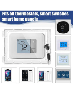 Caja de bloqueo para termostato groword con llave 17x13 cm 2