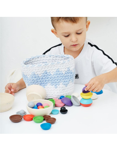 Juguete Montessori Ulanik Clasificador de Colores y Tamaños