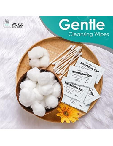 Toallitas Desmaquillantes a Granel World Amenities - 25 Unidades