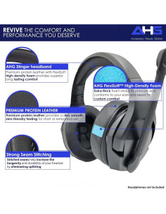 Almohadillas de Reemplazo AHG para Auriculares HyperX Cloud Stinger 2