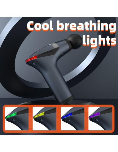 Pistola de Masaje 3 en 1 Lvaeci - Alivio Muscular Portátil Negro