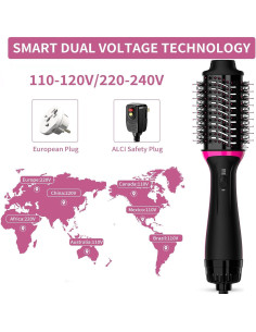 Cepillo Secador de Cabello Plus 2.0 Doble Voltaje 1200W 2