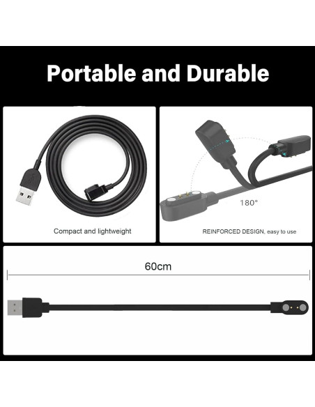 Paquete de 2 Cargadores Magnéticos Xinya para Auriculares