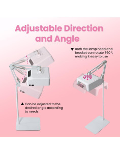 Soporte Ajustable para Luz UV DLITISH - Lámpara de Pie 2