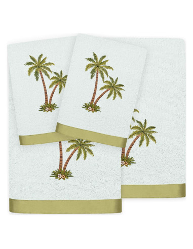 Conjunto de Toallas Premium Khalpera 4 Piezas Algodón Turco Aqua