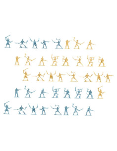 Figuras de Soldados Piratas Miniatura BESPORTBLE 100pcs