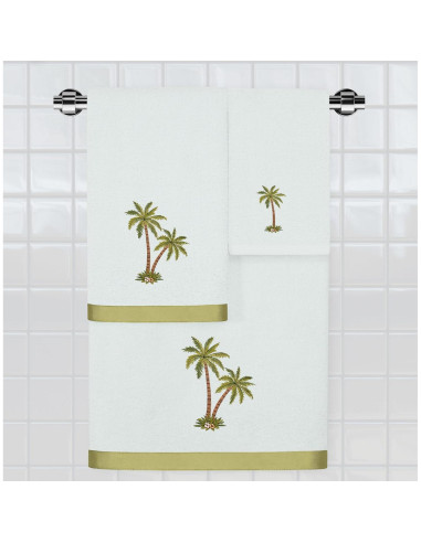 Conjunto de Toallas Premium Khalpera 4 Piezas Algodón Turco Aqua