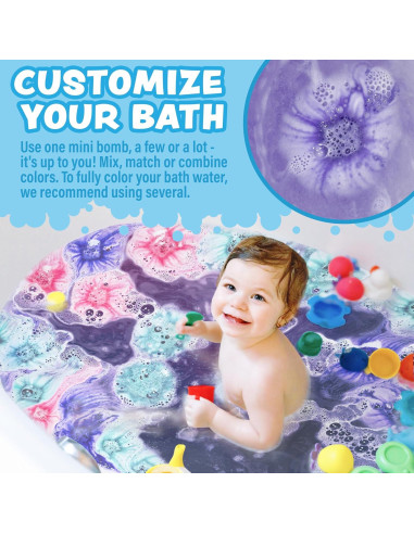 Mini Bombas de Baño Tub Works Cósmico 90 Unidades No Tóxicas