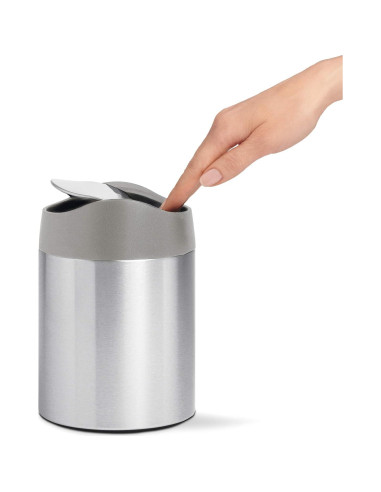 Basurero de Encimera simplehuman 1.5L Acero Inoxidable Cepillado