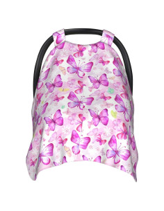 Cubierta de Capota para Asiento de Auto Mariposa 99x70cm