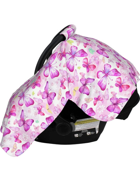 Cubierta de Capota para Asiento de Auto Mariposa 99x70cm