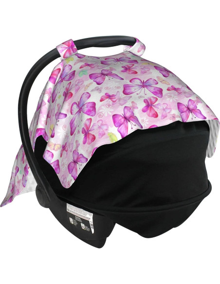 Cubierta de Capota para Asiento de Auto Mariposa 99x70cm