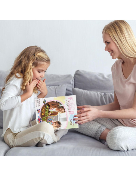 Kit de Manualidades de Flores DIY Dikopubby para Niños 3-6 Años