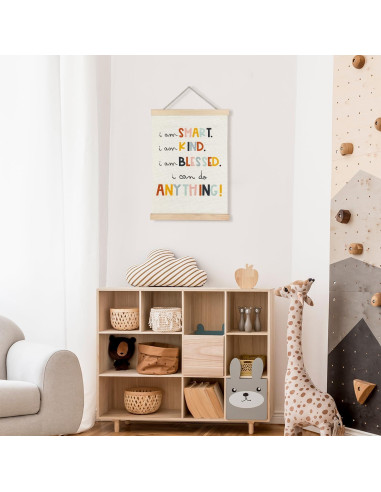 Póster Motivacional LUVADIAN para Niños 30x40 cm con Marco