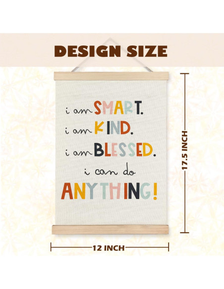 Póster Motivacional LUVADIAN para Niños 30x40 cm con Marco