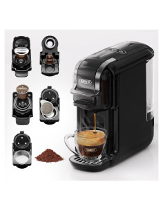 Cafetera HiBREW H2B 5-en-1 Espresso 19 Bar Compacta Negra