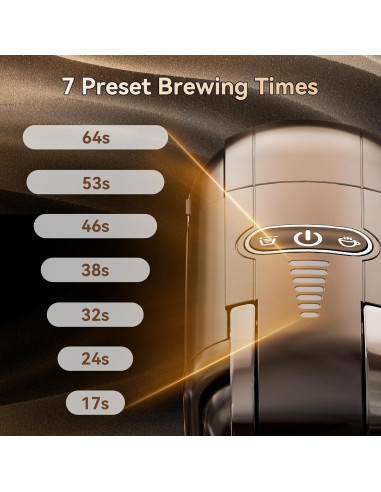 Cafetera HiBREW H2B 5-en-1 Espresso 19 Bar Compacta Negra