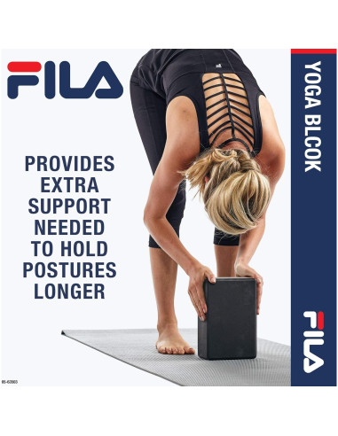 Bloque de Yoga FILA Accessories EVA Azul 22.86x15.24x10.16 cm