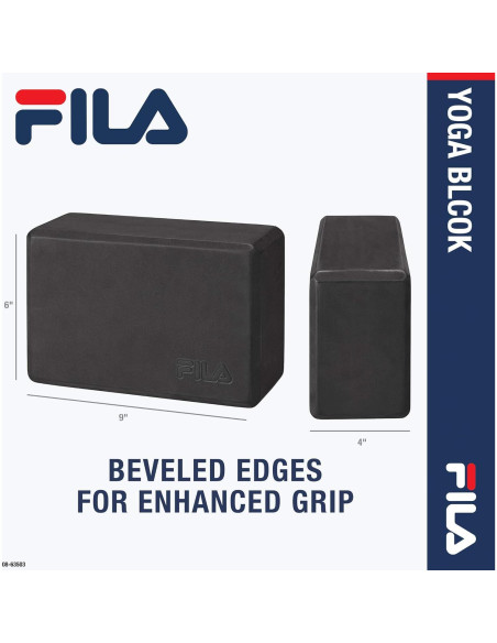 Bloque de Yoga FILA Accessories EVA Azul 22.86x15.24x10.16 cm
