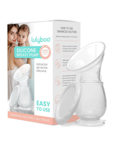 Bomba de Pecho Manual Lulyboo de Silicona 0.89 L - Portátil