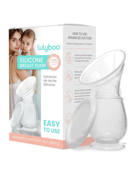 Bomba de Pecho Manual Lulyboo de Silicona 0.89 L - Portátil