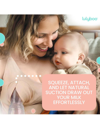 Bomba de Pecho Manual Lulyboo de Silicona 0.89 L - Portátil