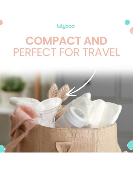 Bomba de Pecho Manual Lulyboo de Silicona 0.89 L - Portátil