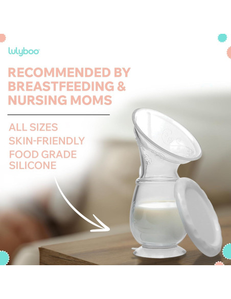 Bomba de Pecho Manual Lulyboo de Silicona 0.89 L - Portátil