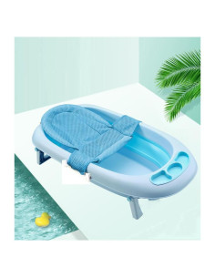 Asiento de Baño para Bebés Haozaikeji - Soporte Ergonómico Azul