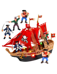Juguete Barco Pirata Kidplokio con Luces y Sonidos 30.48 cm