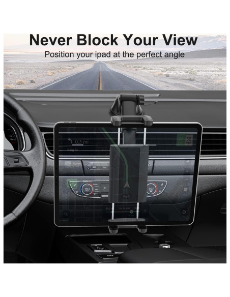Soporte de Tablet para Coche Dosvsi con Ventosa Fuerte 11.4x19.1cm