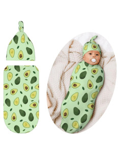 Manta de Envoltura para Bebé Jarverce Aguacate 0-6 meses