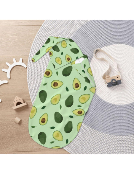 Manta de Envoltura para Bebé Jarverce Aguacate 0-6 meses