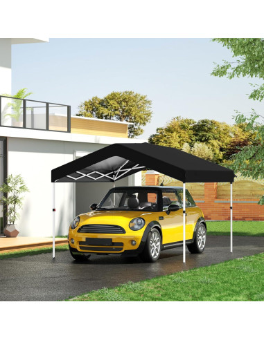 Carpa Plegable COBIZI 3x3m Impermeable UV50+ con Pared Lateral