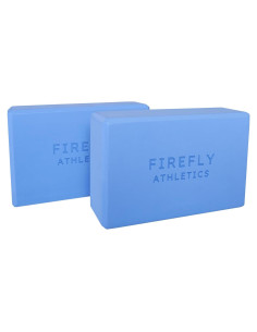 Bloques de Yoga Firefly Athletics EVA Alta Densidad Azul