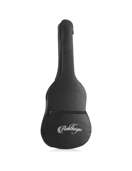 Guitarra acústica Ashthorpe 41" negra para principiantes con kit Guitarra acústica Ashthorpe 41" negra para principiantes con kit