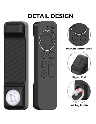 Funda de Silicona AhaStyle para Siri Remote Apple TV 4K 2022
