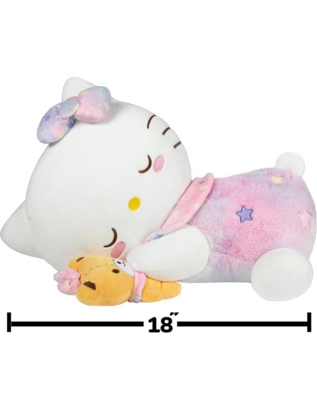 Peluche Durmiendo Hello Kitty Jazwares 45.72 cm con Oso