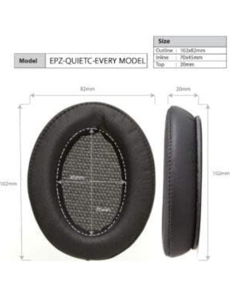 Almohadillas de Reemplazo Dekoni Choice Suede V2 para Bose QC35