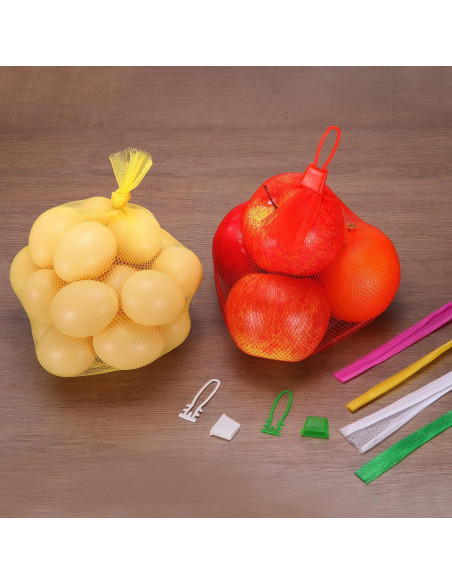 Bolsas de Malla Reutilizables uxcell 30cm Verde 100Pcs