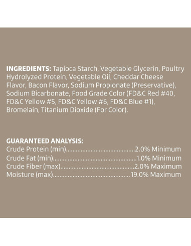 Palitos de Perro Wonder Bound Sabor Tocino y Queso 55 Unidades