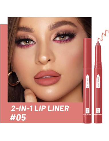 Conjunto de Lápiz Delineador de Labios Mate CAKAILA 12 Colores