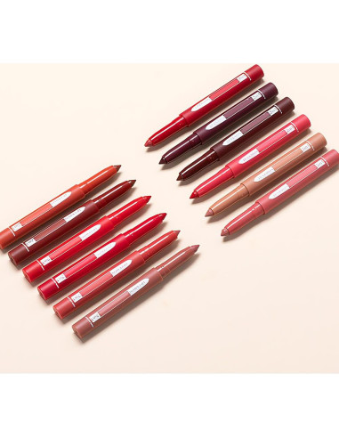 Conjunto de Lápiz Delineador de Labios Mate CAKAILA 12 Colores